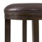 Alaterre Furniture Natick Bar Height Stool, Distressed Walnut, 2PK ANNI06PDCR2 - alternate 5